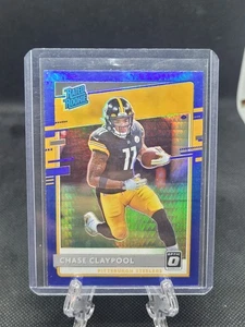 2020 5825D Donruss Optic RATED ROOKIE Blue HYPER PRIZM Chase Claypool Rookie - Picture 1 of 2