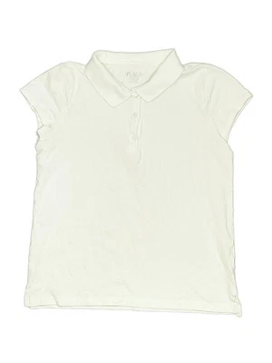 Polo manga corta The Children's Place Girls marfil 14 Foto 1 de 2