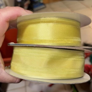 Wired Ribbon Yellow Variety Pack And Opened Packs - Picture 1 of 6