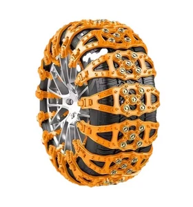 8X Wheel Tire Snow Chains For Car Truck SUV Anti-skid Emergency Winter Universal - Picture 1 of 5