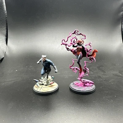 Marvel Crisis Protocol Scarlet Witch & Quicksilver Pro Painted - Image 1 of 4