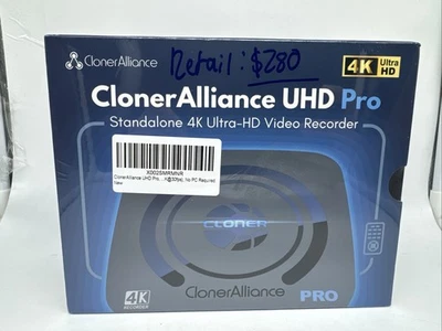 SEALED NEW - ClonerAlliance UHD Pro, Standalone 4K Ultra HD Video Recorder - Image 1 of 4