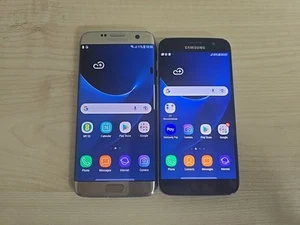 Samsung Galaxy S7 Edge Gold And S7 Grey With Small Defects, Read Description - Picture 1 of 4