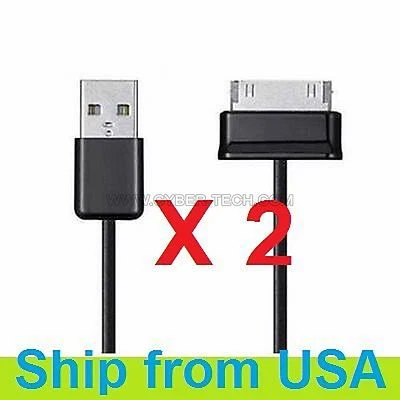2 PCs USB DATA SYNC CHARGER CABLE FOR SAMSUNG GALAXY NOTE 10.1 - Image 1 of 2