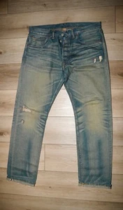 RRL Ralph Lauren Jeans Mens 36X32 Slim Fit Japanese Selvedge Ridgway Double RL - Picture 1 of 2