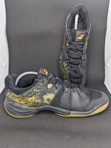 Babolat Shadow Spirit Goldmine Mens Badminton Squash Court Shoes Trainers UK 9.5 - Picture 1 of 7