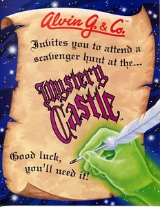 Mystery Castle Alvin G. & Co. Flipper Flyer / Broschüre / Werbung neuwertig - Bild 1 von 2