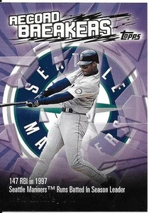 Ken Griffey Jr 2003 Topps Baseball Rekordbrecher #RB-KG Seattle Mariners - Bild 1 von 2