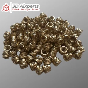 100 Stk. M3x5x4 Gewindeeinsatz Einschmelzmutter heat set insert Voron - Afbeelding 1 van 3