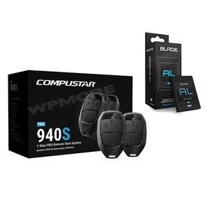 Compustar CSP940-S 1-Way LED 1500-ft Range Remote Start System + Blade-AL Bypass - Picture 1 of 5