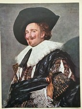 The Laughing Cavalier by Frans Hals - Print 1939
