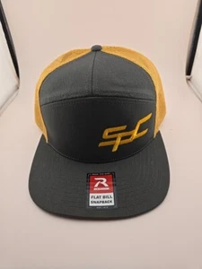 Richardson Snapback Trucker Mesh Mütze SPC dunkelgrau gelb Baseballmütze Neu mit Etikett - Bild 1 von 7