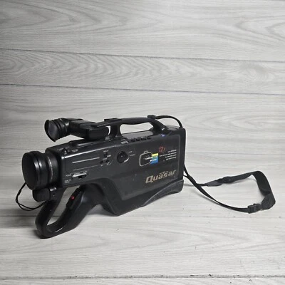 Vintage Quasar x12 Autofocus VHS Recorder Camcorder Camera UNTESTED - Image 1 of 4