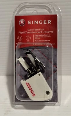 SINGER Even Feed Foot #250069796 Quilting **Utility **New **Sealed - Image 1 of 2