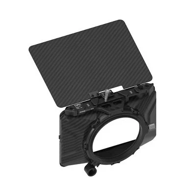 FOTGA Mini Lightweight Clamp-On Matte Box with Carbon Fiber Top Flag for DSLR... - Image 1 of 4
