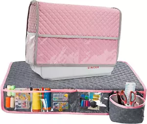 BAGSFY 2 in 1 Sewing Machine Accessories Set, Sewing Machine Dust Cover & Pad, C - Picture 1 of 12