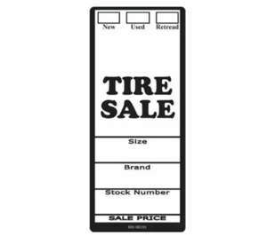 ROLLO DE ETIQUETA DE NEUMÁTICO ASCOT TL101 ROLLO DE 500 6" X 2-1/2" - Imagen 1 de 1