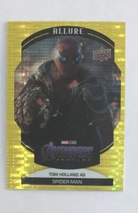 2022 UD Marvel Allure Tom Holland As Spider-Man Yellow Taxi Parallel Card - Picture 1 of 2