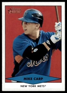 2007 Bowman Heritage Prospects Mike Carp New York Mets #BHP55 - Picture 1 of 2