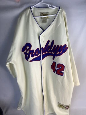 RARE Stardom Limited Edition Brooklyn Dodgers Jackie Robinson Jersey XL #42 - Image 1 of 4