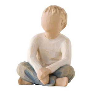 Willow Tree fantasievolle Kinderfigur Resin handbemalt Junge Ornament Geschenkbox - Bild 1 von 1
