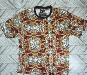 Drill Clothing Mens Baroque Gold Money T Shirt 3XL 4XL 5XL Big Urban - Picture 1 of 17