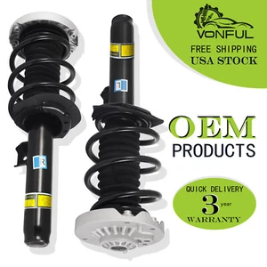 For BMW F30 F33 328xi 335i 428i 435i xDrive 2x Front Shocks Struts Assys w/o EDC - Picture 1 of 7