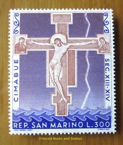 EBS San Marino 1967 - Art - Beautiful Crucifixion - Cimabue - E23 - MNH** - (d9 - Picture 1 of 1