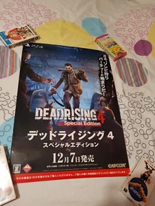 DEAD RISING 4 IV PLAYSTATION 4 B2 SIZE OFFICIAL GENUINE CAPCOM JAPAN POSTER - Picture 1 of 1