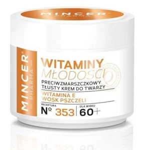MINCER PHARMA VITAMINAS DE LA JUVENTUD 60+ N ̊353 CREMA ANTIARRUGAS RICA - Imagen 1 de 2
