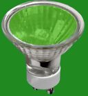 Green LED GU10 Coloured Spot Light Bulbs  1.5W[ 4 Pack [