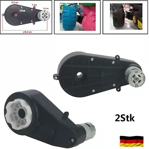 2x Schwarz Elektromotor Getriebe Kinder Auto Spielzeug Ersatz 12V 40000RPM RS550 - Bild 1 von 16