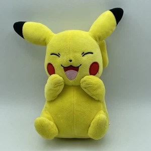 2020 Wicked Cool Toys Pokémon Pikachu 9" Yellow Plush Stuffed Animal Toy - Picture 1 of 4