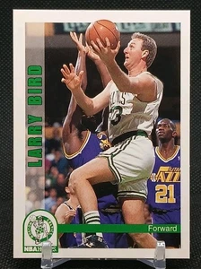 Larry Bird 1992-93 Hoops #10 Boston Celtics HOF  - Picture 1 of 9