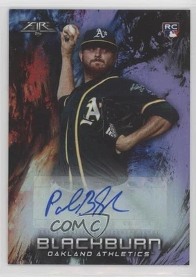 2018 Topps Fire Fire Auto Purple /50 Paul Blackburn #FA-PB Rookie Auto RC - Image 1 of 2