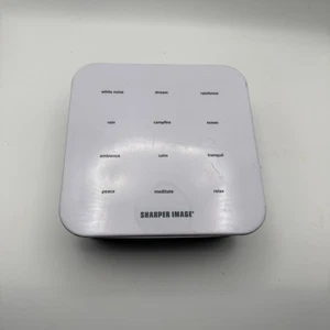 Sharper Image Digital Tranquility Sound Schnuller White Noise Machine 12 Sounds - Bild 1 von 8
