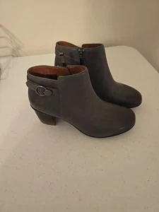 Dansko Stiefelette Damen 38 Größe grau Leder Reißverschluss wasserdicht bequem  - Bild 1 von 7