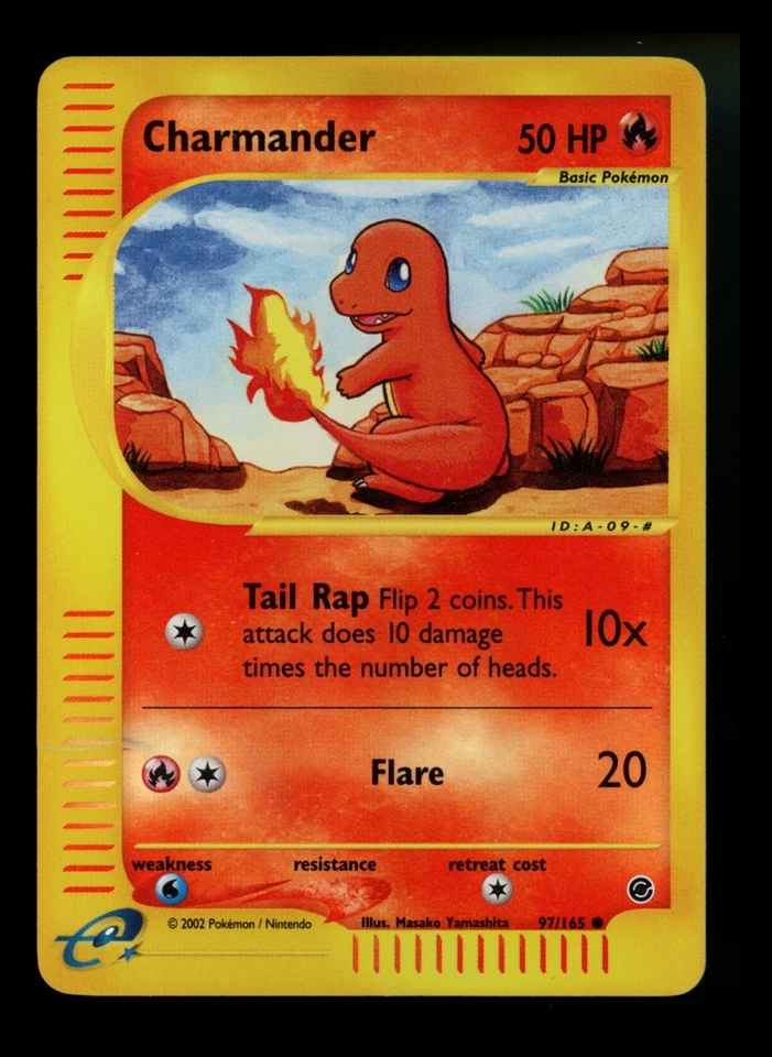 #2 Charmander 97/165 Expedition 2002 Reverse Holo E-Series Vintage Pokémon Card - Image 1 of 4