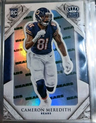 2015 Panini Crown Royale BEARS LOGO #127 Cameron Meredith Chicago Bears SP! #/99 - Image 1 of 2