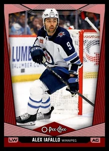 2024-25 UD OPC Red 398 Alex Iafallo, Winnipeg Jets - Picture 1 of 2