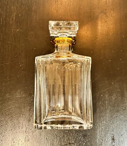 NEW Ralph Lauren Chrystal Decanter With Gold Trim (Rare Find) - Picture 1 of 7