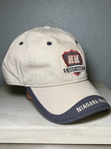 Gorra con correa ajustable beige de las Cataratas del Niágara Made If The Mist - Imagen 1 de 12