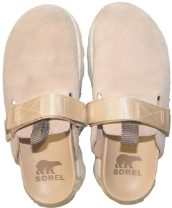 SOREL "Viibe" women's suede clogs, mules, retail $135, sz. 6M - Bild 1 von 12