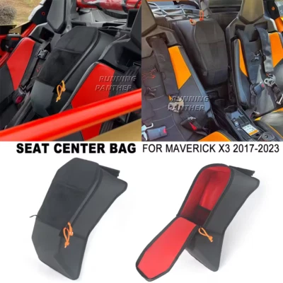 UTV Storage Bag Center Shoulder Console Box Seat Storage For Can-Am Maverick X3 - Image 1 of 4