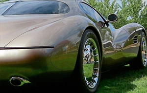 1:18 Classic Custom Concept 12 Hot Rod Race 24 Promo GT Car Carousel PEWTER - Picture 1 of 24