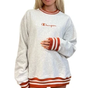 Champion Sweatshirt Reverse Weave Crew Damen XS UO Exclusive Neck Embroidered - Bild 1 von 12