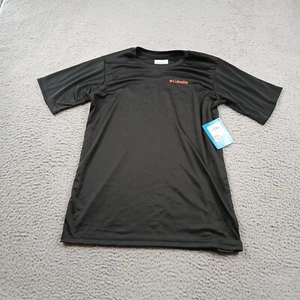Columbia Shirt Boys XL (18-20) Black Short Sleeve Outdoor Hiking New - Picture 1 of 6