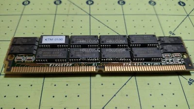 Kingston KTM 8000/M70 KTM-0130 KTM0130 8 Meg 70ns 72-Pin Simm - Tested - Image 1 of 3