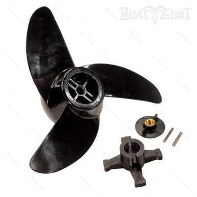 Kit de utilería de machete MotorGuide + pasador, tuerca y llave - gris 3 hojas - 3,5" de diámetro Foto 1 de 2