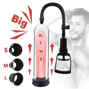 Penis Pump Manual Vacuum Penis Enlarger Enlargement Extend Sex Toys for Men - Picture 1 of 12